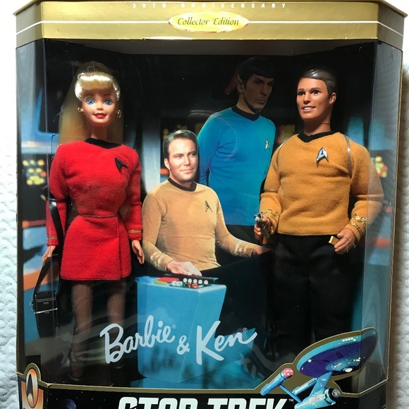 30th anniversary star trek barbie and ken